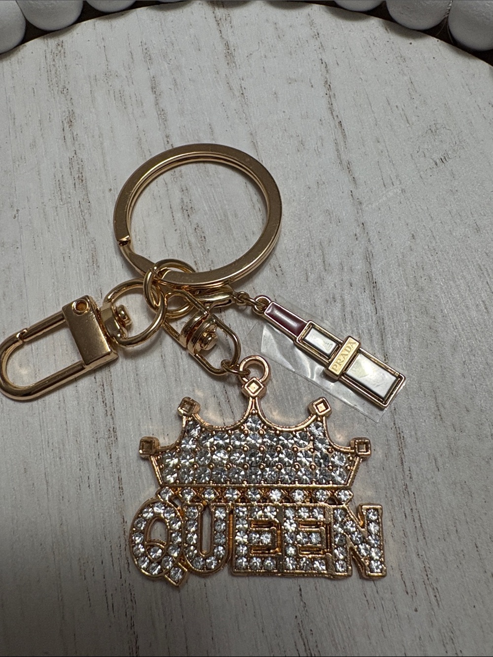 Prada Beauty Key Chain /Bag Charm